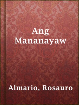 cover image of Ang Mananayaw